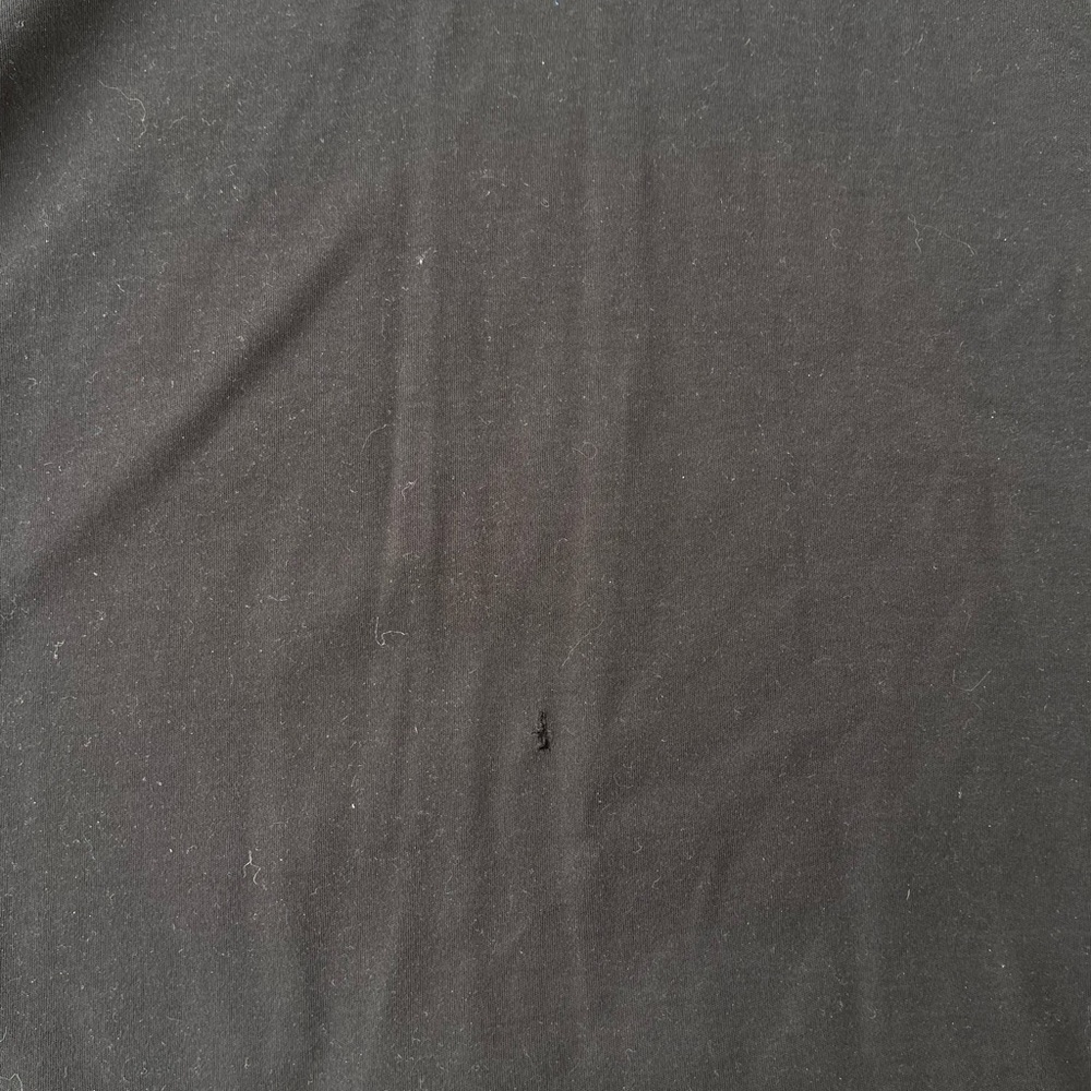 Polo Ralph Lauren Mens Large Black Short Sleeve Pique Polo Shirt White Pony Logo - Picture 5 of 5
